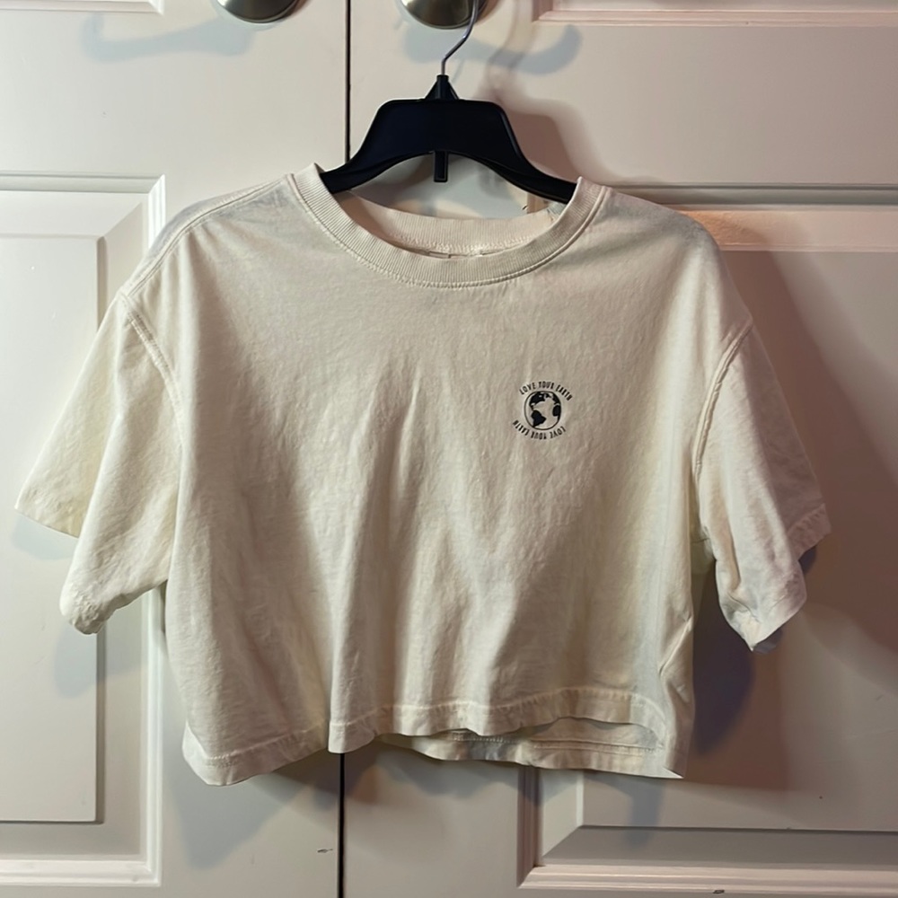 Womens white Croptop from Divided.